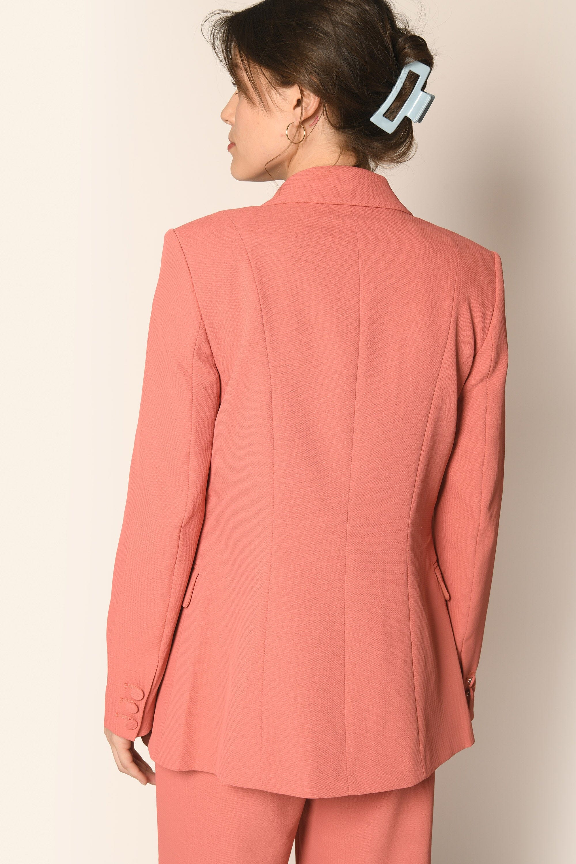 VESTE LONGUE - TERRACOTTA - ALBA - Image 6