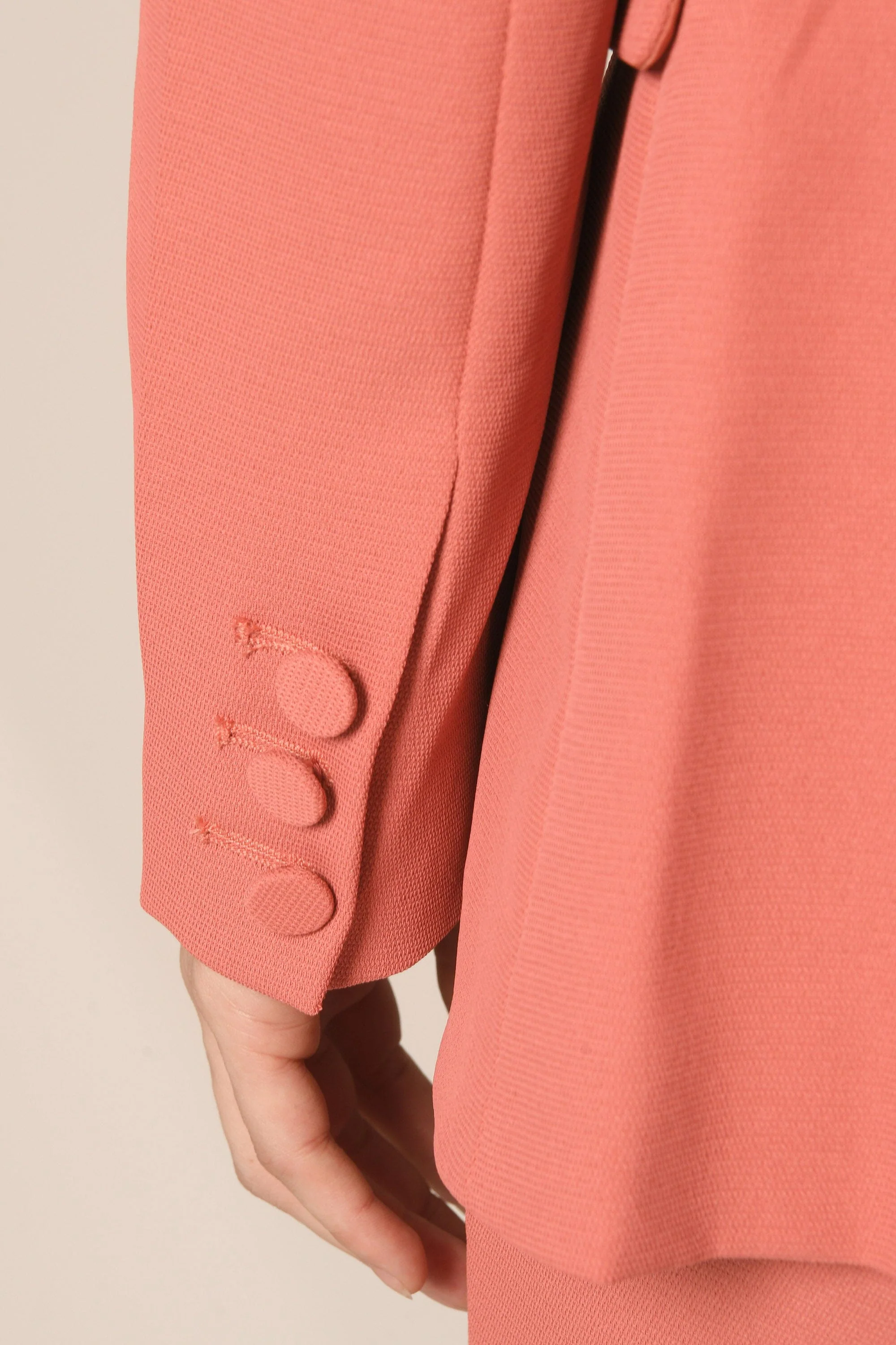 VESTE LONGUE - TERRACOTTA - ALBA - Image 7
