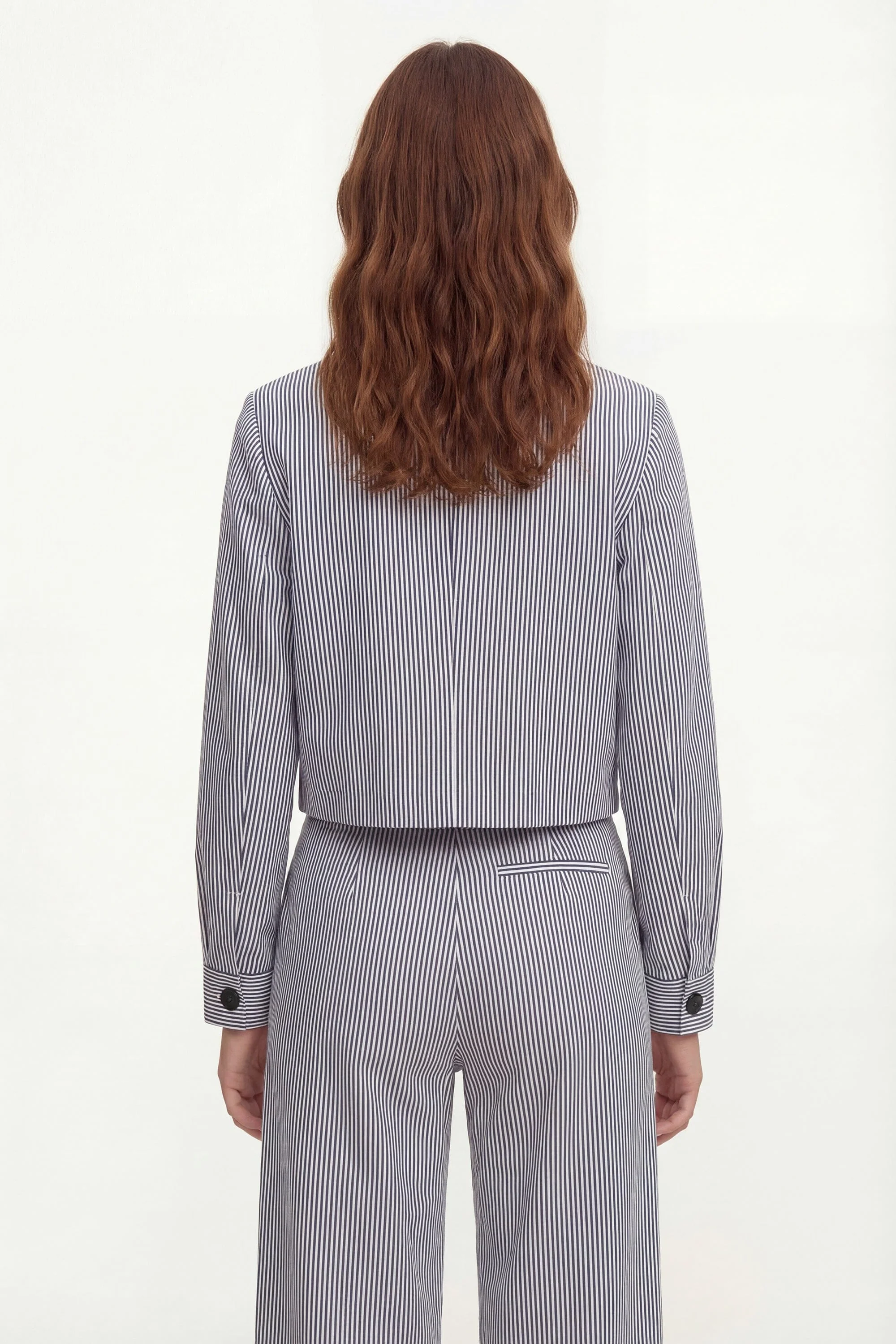 VESTE COURTE RAYEE - COURTNEY - MARINE - Image 6