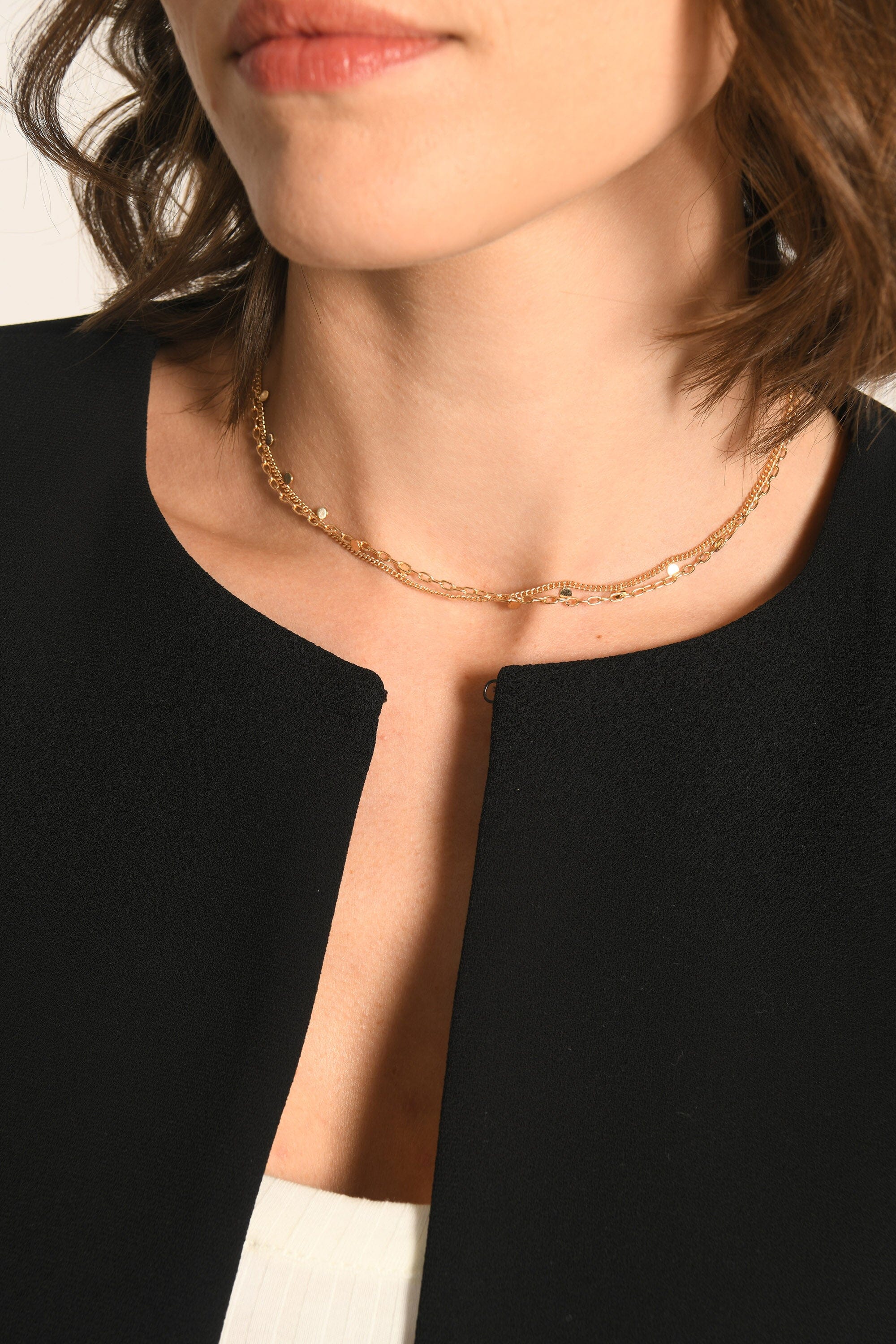 VESTE COURTE - NOIR - JACQUELINE - Image 5